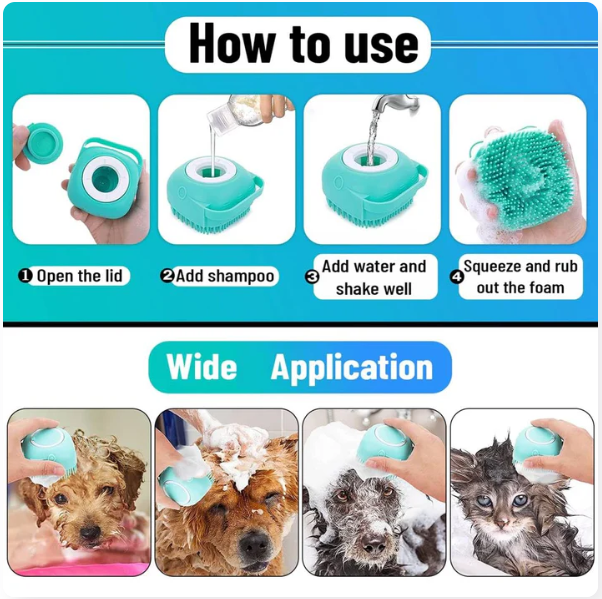 Pet Bath Brush